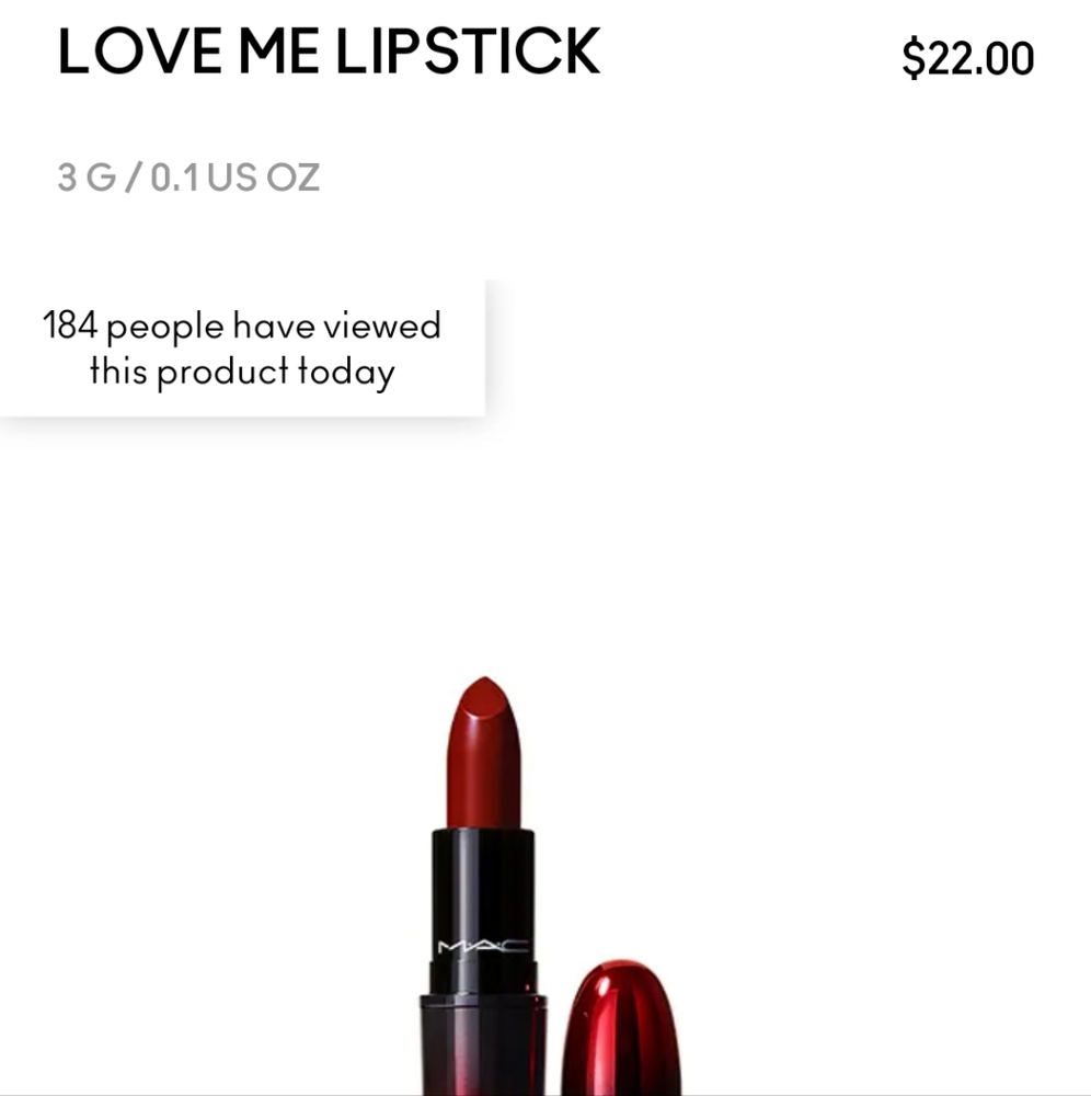 Mac red lipstick